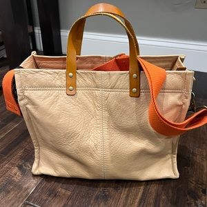 Parker Thatch Medium Mimi Leather Butterscotch- Orange Strap Included 🧡🙌🏻